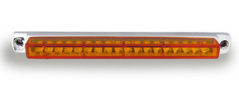 6" Amber LED Light Bar with Chrome Casing and Amber Lens