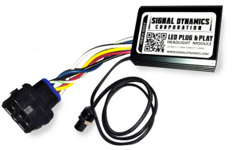 LED Headlight Module + EUROPEAN Dual H7 Harness Adapter
