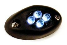 Courtesy LED Light POD with Black Case - White 
