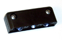 Step LED Light POD with Black Case - White 