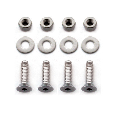 Polished Stainless License Plate Mounting Hardware