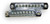 3" Pair (2) Amber LED Light Bar with Black Casing and Clear 'Euro' Lens