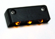 Step LED Light POD with Black Case - Amber