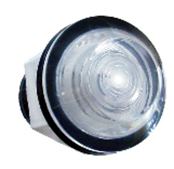 Large White LED Indicator (1")