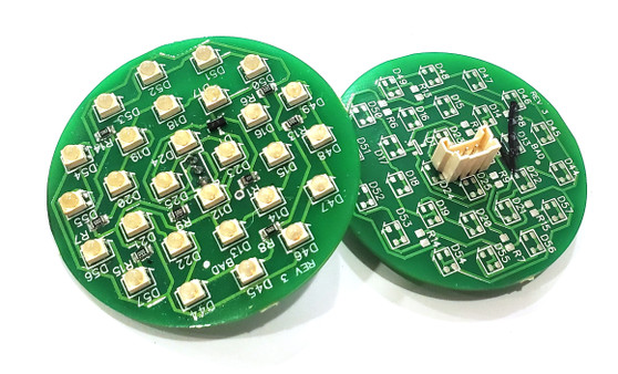 LED insert round Amber w/connector for Bullet Light (1 piece)