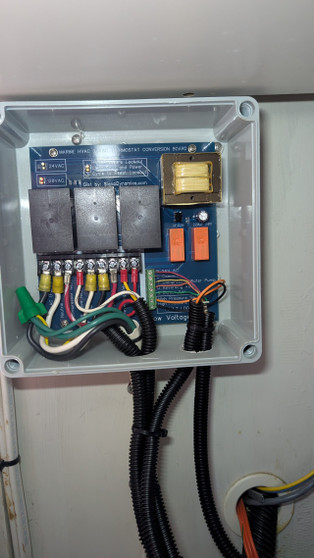 Marine HVAC Smart Thermostat Conversion System