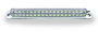 6" Amber LED Light Bar with Chrome Casing and Clear 'Euro' Lens