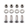 Polished Stainless License Plate Mounting Hardware