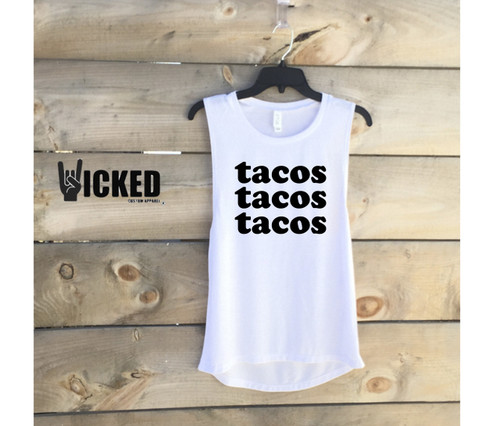 Tacos Tacos Tacos - Muscle Tank