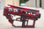 SR-15 Skeletonized Receiver Set Splash [GREY/RED]