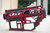 SR-15 Skeletonized Receiver Set Splash [GREY/RED]