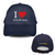 I Heart Vote By Mail (Embroidered Navy Baseball Cap)