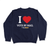 I Heart Vote By Mail (Navy Crewneck Sweater)