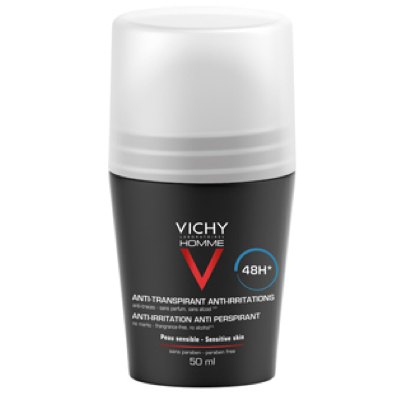 Vichy homme desodorante pieles sensibles. roll-on 50 mL
