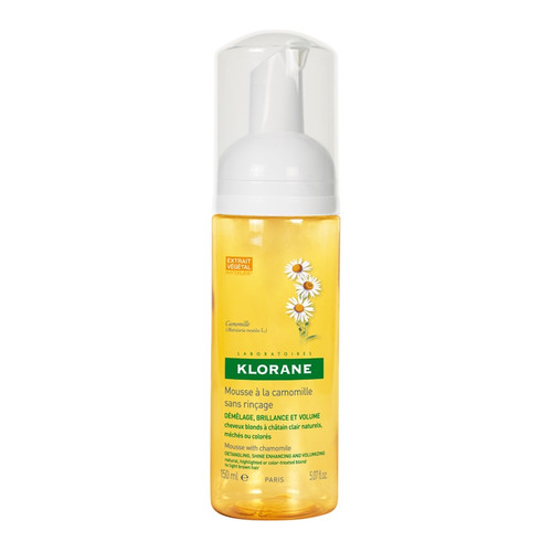 Klorane espuma a la camomila sin aclarado. 150 mL