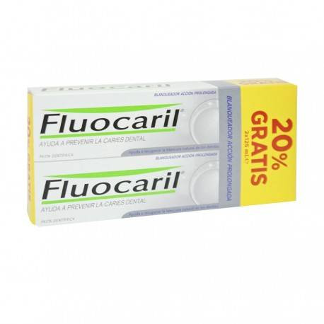 Fluocaril blanqueador duplo 125 mL 2 tubos