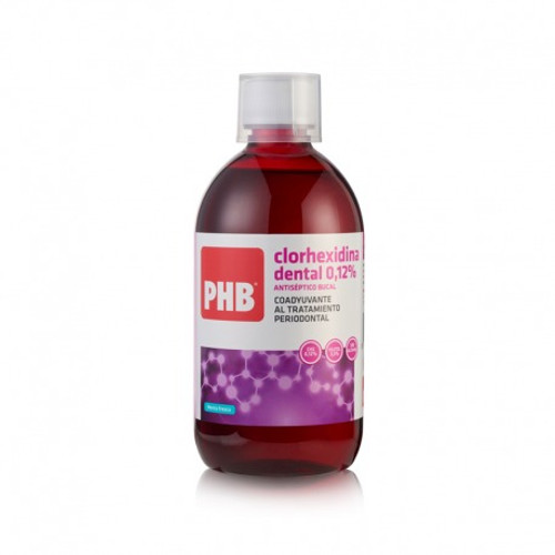 Phb colutorio clorhexidina 0.12% 500 mL