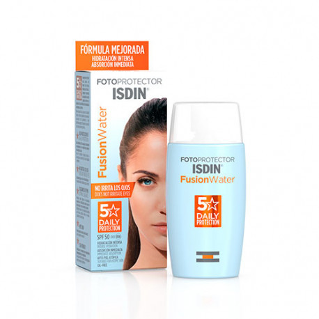 Fotoprotector isdin fusión water 50+ 5 star daily protection