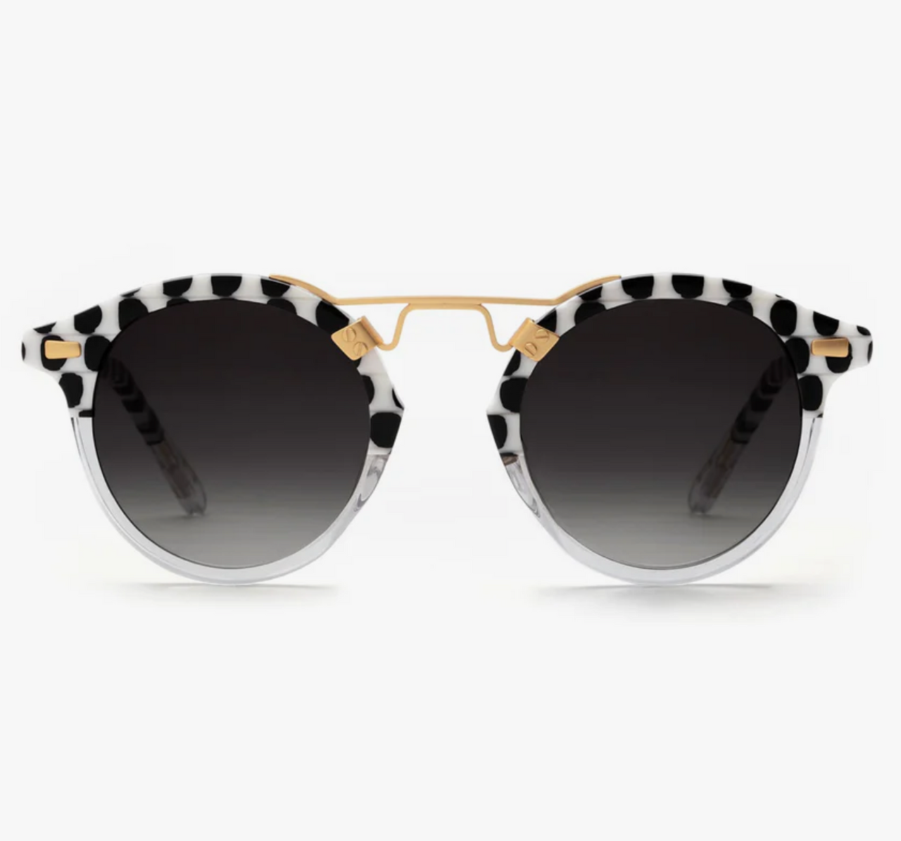 Krewe St. Louis Crystal Sunglasses - Gold