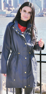 Serena Waterproof Jacket, Navy