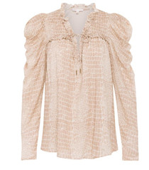 Abigail Top, Tan Croc Abigail Top, Tan Croc