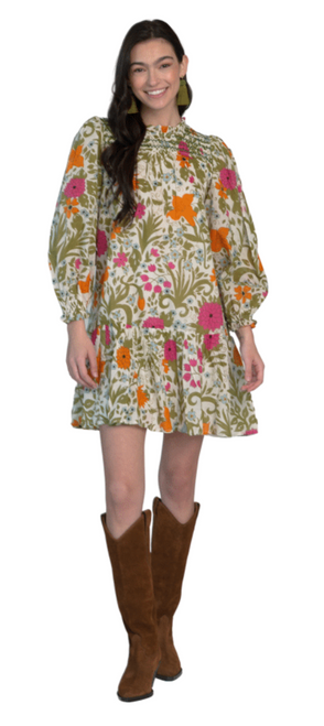 Lucy Dress, Cottage Vine