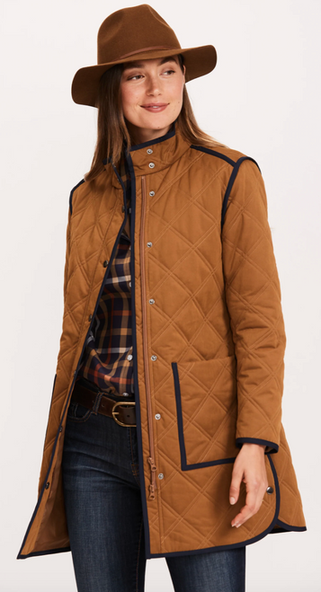 Tilda Quilted Car Coat, Teddy