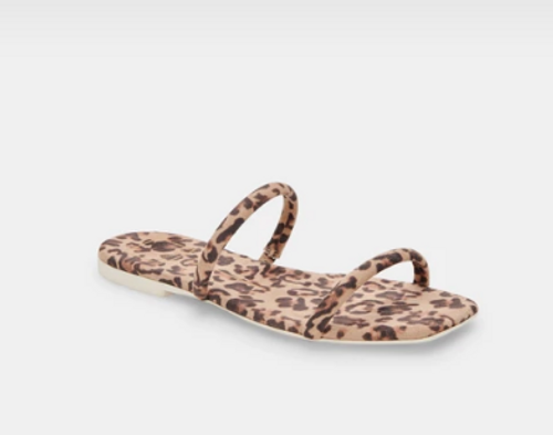 Lester Sandal - Leopard Stella Suede