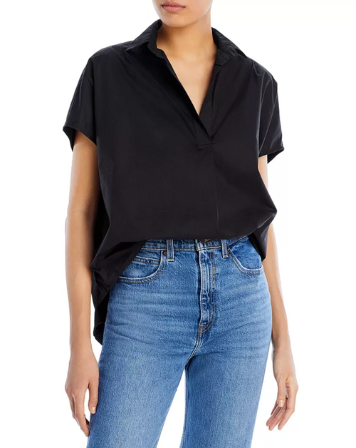 Crepe Light Sleeveless Popover, Blackout