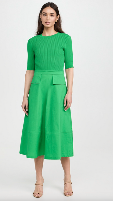 Harriet Dress - Kelly Green