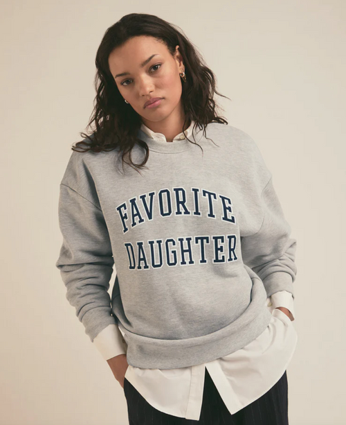 Collegiate Sweatshirt - Heather Grey