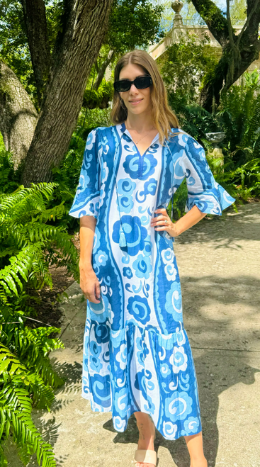 Ascot Maxi - Botanique Navy