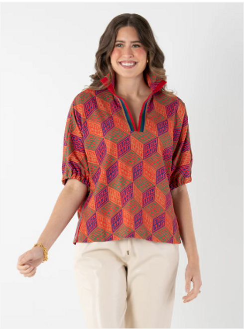 Poppy Top - Vintage Monogram Poppy Top - Vintage Monogram