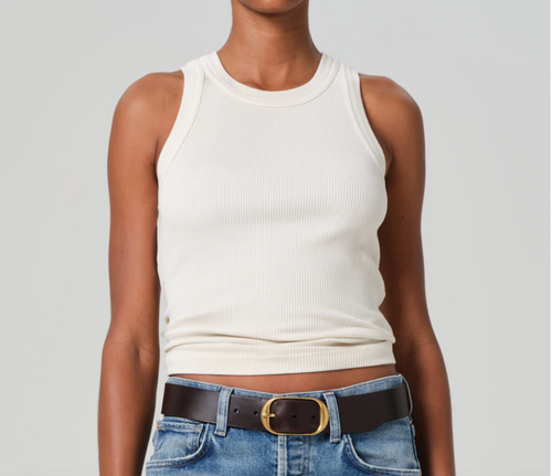 Isabel Rib Tank - Dune Isabel Rib Tank - Dune