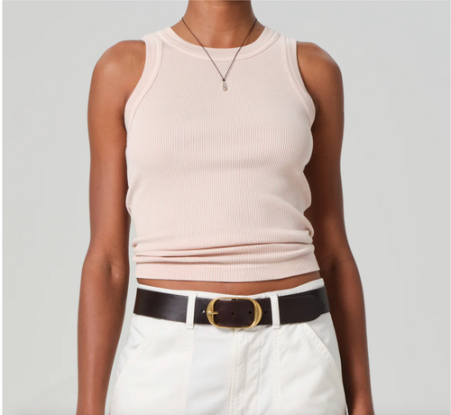 Isabel Rib Tank - Muted Rose Isabel Rib Tank - Muted Rose
