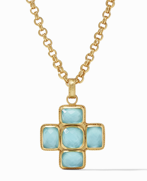 Savoy Pendant, Bahamian Blue