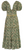 Arie Midi Dress, Green Garden