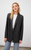 Jac Blazer, Charcoal Pinstripe