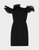 Giselle Ruffle off-the-shoulder Dress, Black