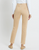 Olivia Ankle Pant, Camel Faux Suede