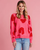 Bixby Sweater, Pink Spots