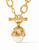 Delphine Pearl Statement Necklace, Gold