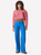 Farley Fairisle Puff Sleeve, Leslie/Lagoon