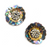 Chromatic Flower Stud Earrings