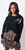 Chenille Embroidered Sweater, Black
