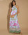 Bernadette Dress - Palm Royal White