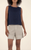 Joanne Sleeveless Crop Top - Ink Blue