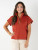 Poppy Pullover - Red Tonal Monogram