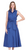 Back Wrap Maxi Dress - Navy