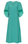 Meredith Crepe Midi Dress, Turquoise